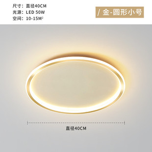 北欧主卧室客厅书房间家用简约现代灯具2022新款 超薄吸顶灯led