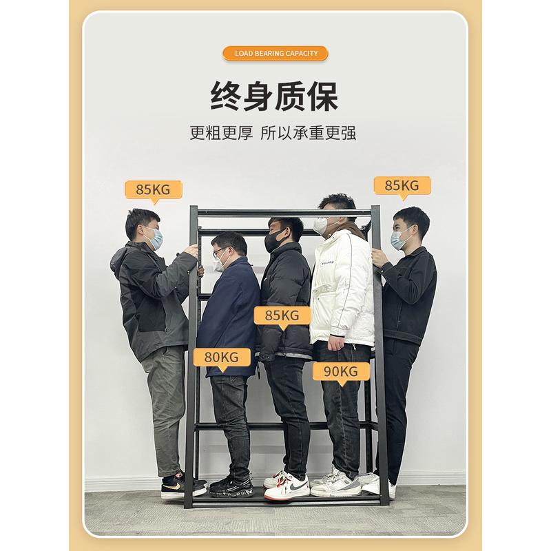 热销06ym阳台置物架多层储物柜家用收收纳架储藏间地下室杂物落地