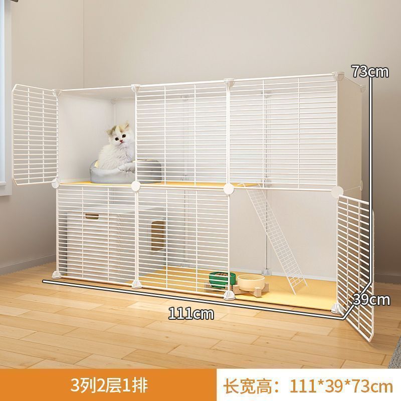 猫笼子家用室内猫超大自由空间自由组装猫咪猫屋宠物笼子猫别墅厂