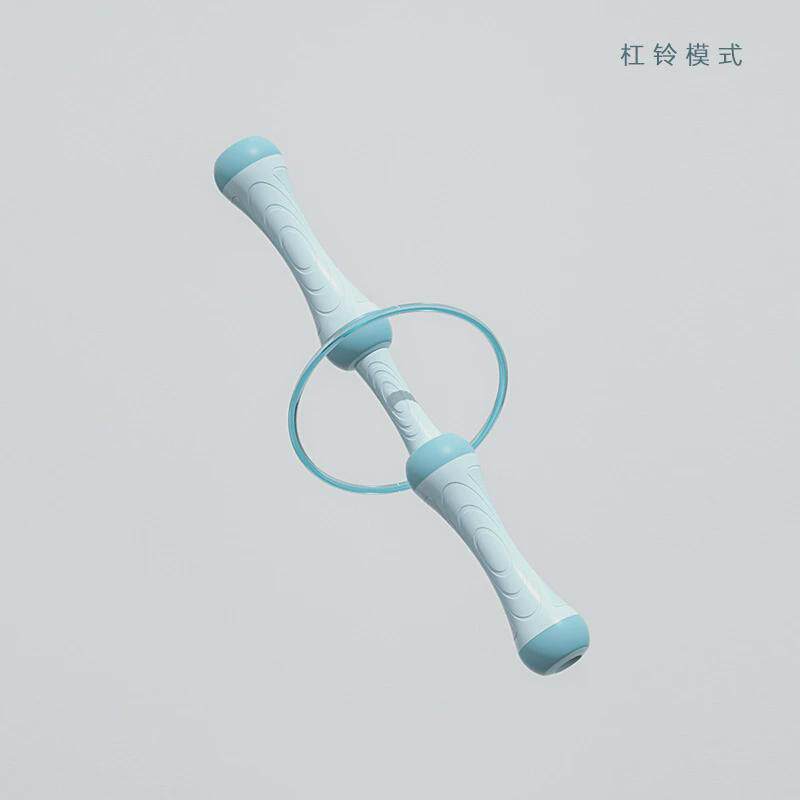 女士多功能哑铃1/2/3/4KG负重可拆卸可组装杠铃拉力绳功能