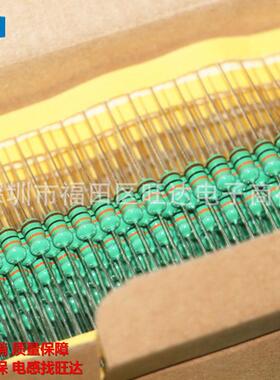 05121MH色环电感2W（102K）棕黑红银10%直插绕线电感器可供样