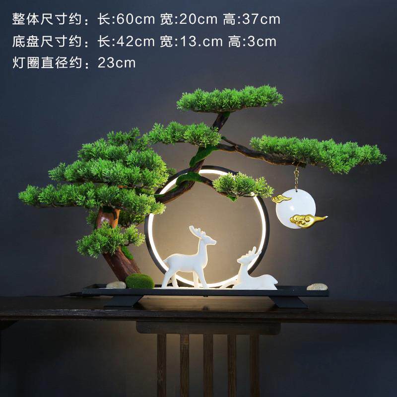 新中式仿真迎客松盆景办公室摆件绿植玄关装饰品微景观酒店样板间,鲜花速递/花卉仿真/绿植园艺,仿真绿植,淘宝优惠券,粉丝福利购,淘宝优惠卷