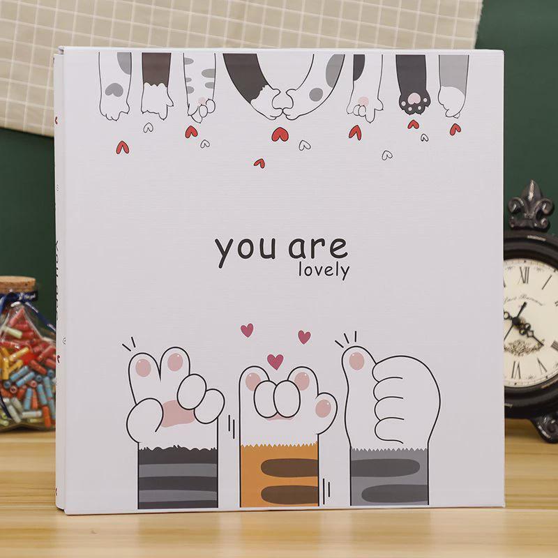 相册本大容量5678寸混合尺寸插页式家庭混装纪念册影集本收纳10寸