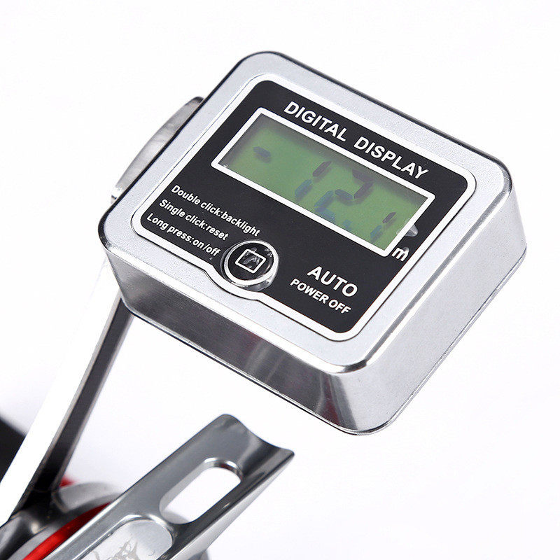 桃源hsx65筏轮磁力缓降数轮轮带泄力计数显全金属微铅轮筏钓轮