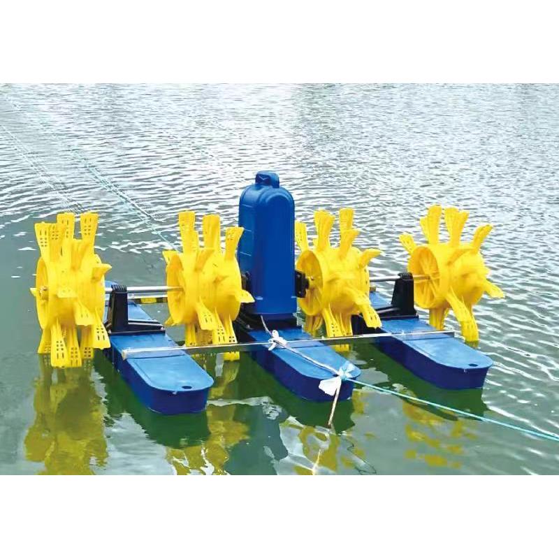 直供厂家水车式增氧机水产池塘虾塘鱼塘增氧机全铜芯池塘增氧泵