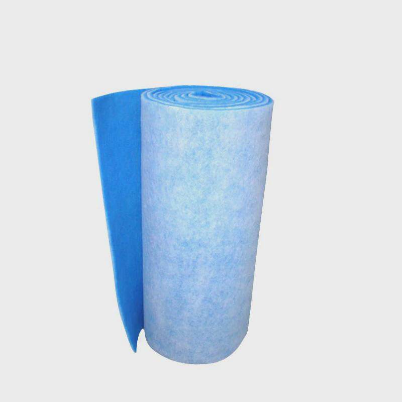 厂家生产出风口棉JQ-30烤漆房进风口棉初效蓝白过滤棉蓝白棉