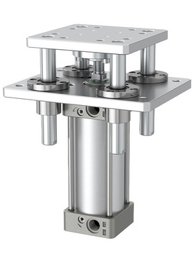 四导柱顶升大全机架小型气动升降旋转四轴气缸sc32/40/50/63/100