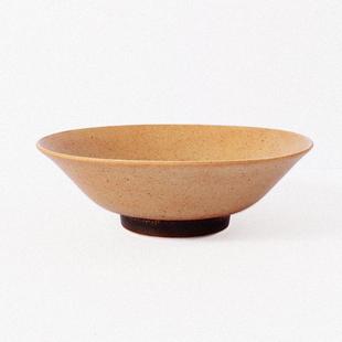 日式颜陶瓷大号斗笠创意冷面碗商用意境菜餐具高沙拉碗值高脚碗