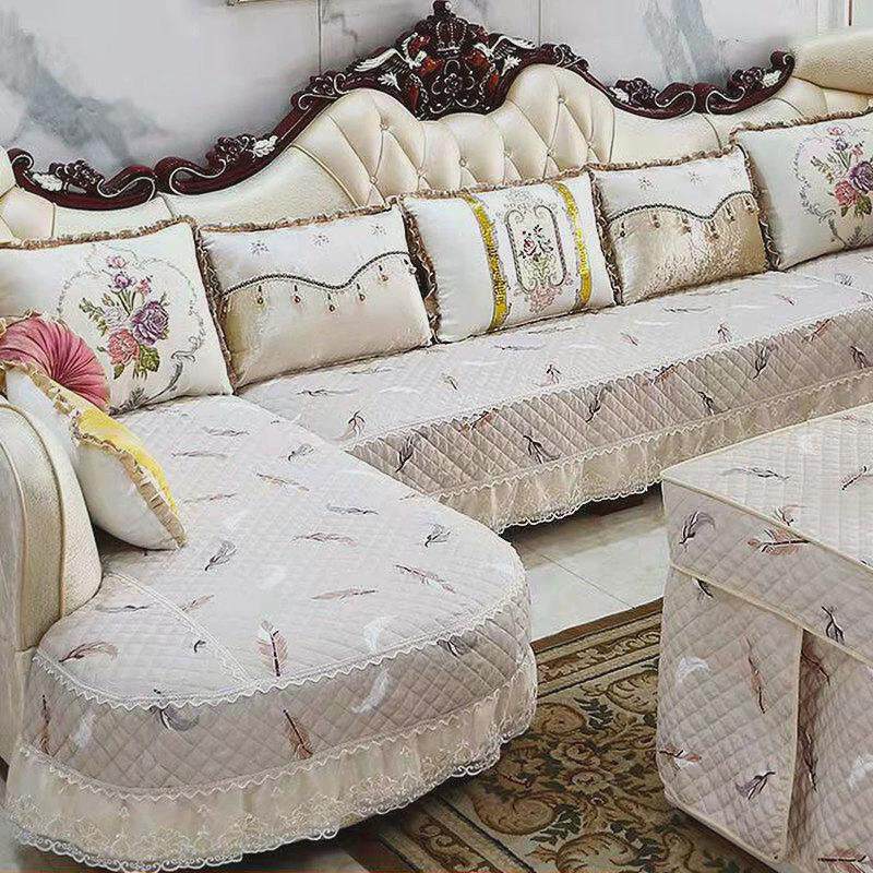 mp0欧式沙发套罩u型防滑四季通用现做全包坐垫套高挡奢华沙发垫