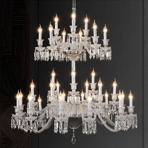 法式水晶吊灯客厅灯现代餐厅大气别墅复式楼吊灯欧式卧室高档灯具