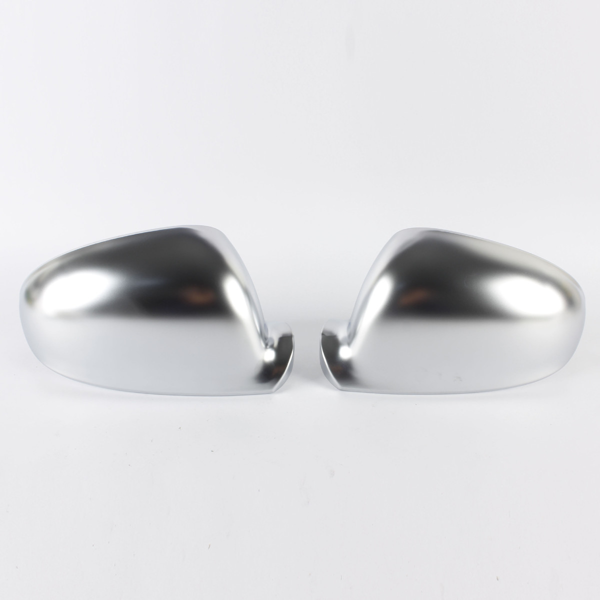 适用大众B6迈腾速腾帕萨特朗逸宝来后视镜哑光银耳镜壳