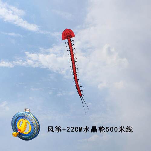 新款轮2019风筝潍坊专业风筝超大蜈蚣龙特技风筝大型成人高档线盘