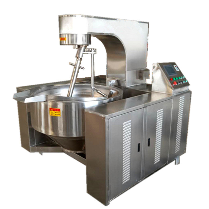 全自动炒多机大型电磁加热炒锅800l酱爪搅拌锅火锅底料炒锅