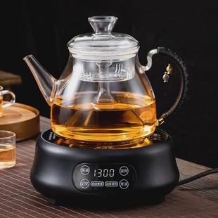 耐高温玻璃蒸汽煮茶壶家用电陶炉蒸茶壶煮茶器养生茶壶烧水壶保温
