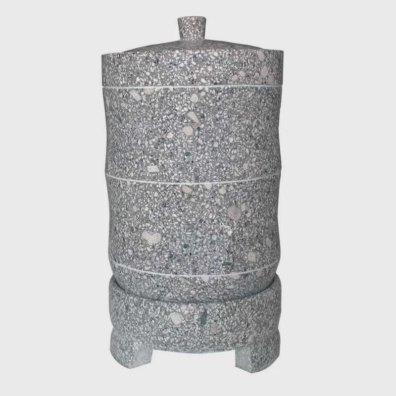 麦饭石水缸水桶天然储非水罐紫砂生泉器抽水水嘴