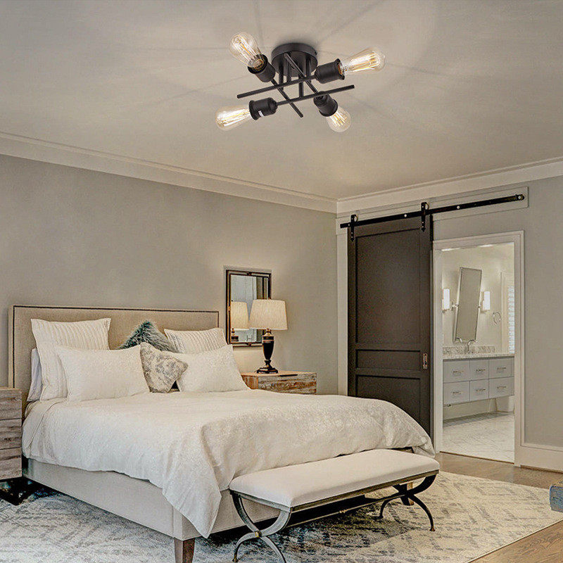 方管北欧灯复古设计的灯客厅灯具酒吧台创意美式简约餐厅吸顶灯,家装灯饰光源,客厅吸顶灯,淘宝优惠券,粉丝福利购,淘宝优惠卷