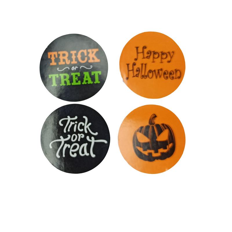 贴代打印数字编码标签定制圆形彩色贴纸水晶标uv转印定做包装新年