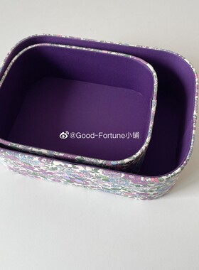 0wyv韩系bp风樱桃盒收纳儿童发夹布艺首饰盒收纳化妆桌面收纳盒