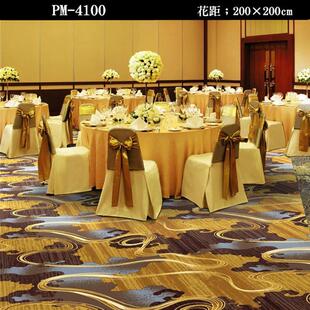 宾馆酒店走廊过道地毯KTV包厢会所房间满铺尼龙印花商用工程地毯