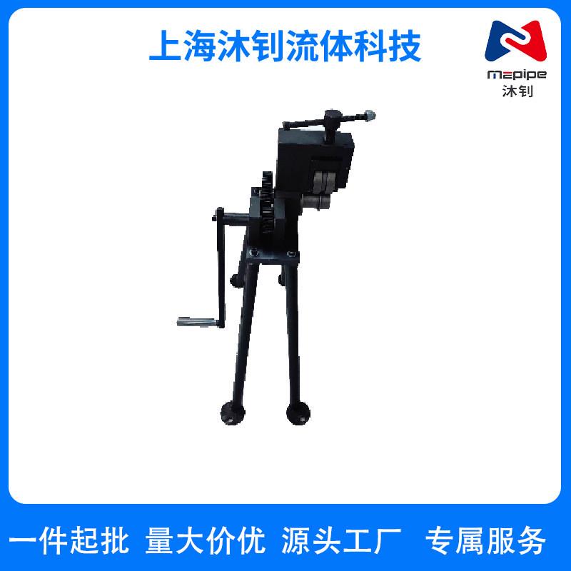 合金管铝凸管机压缩空气铝管压槽机地面型dn40-dn200铝管开槽机