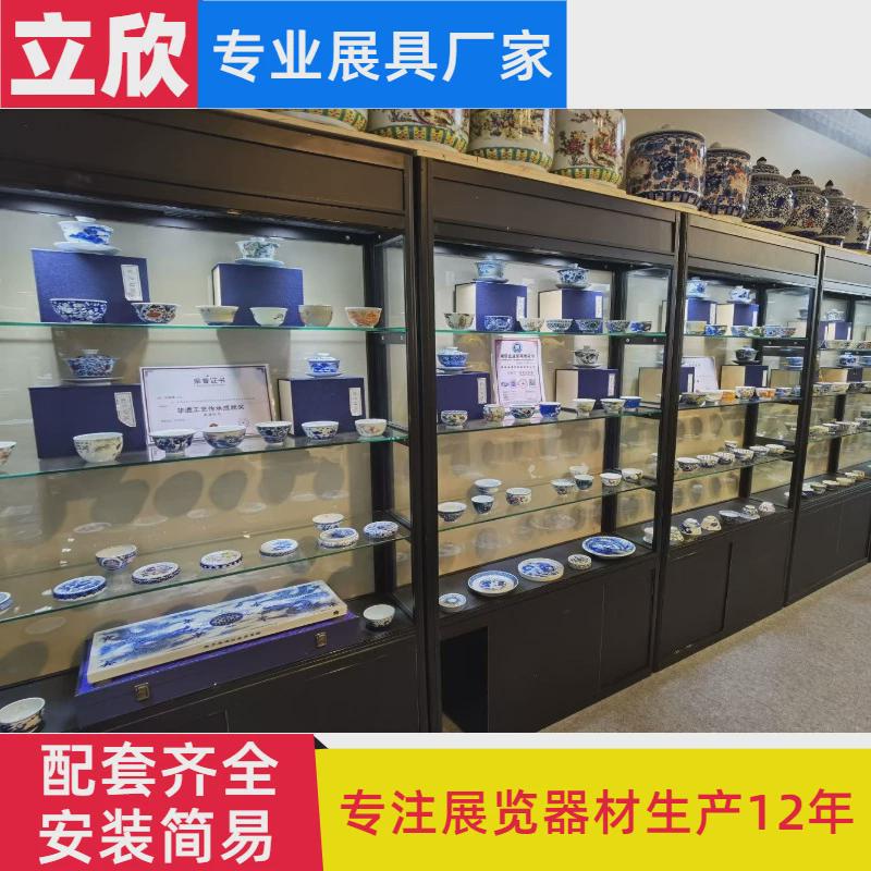 博物馆展馆展示柜展厅铝合金玻璃珠宝陶瓷样品展示博物馆展示柜