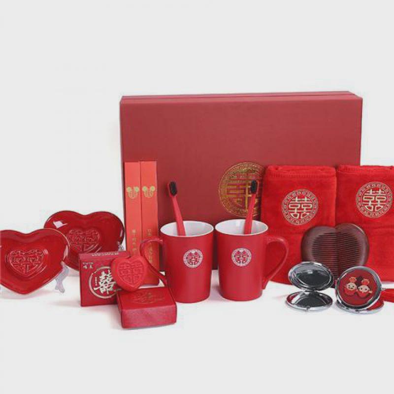 陪嫁用品套装女方备婚物品高档新娘娘家嫁妆婚礼洗漱结婚用品大全