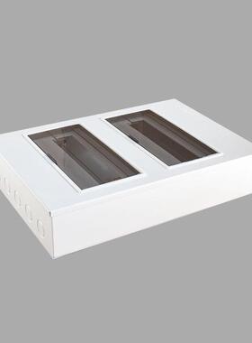 家用白色明装钢板24回路冷扎开关箱照明箱pz30开关箱照明配电箱