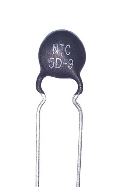 负温度热敏电阻NTC电阻5D-95R3A黑色热敏电阻器圆盘形