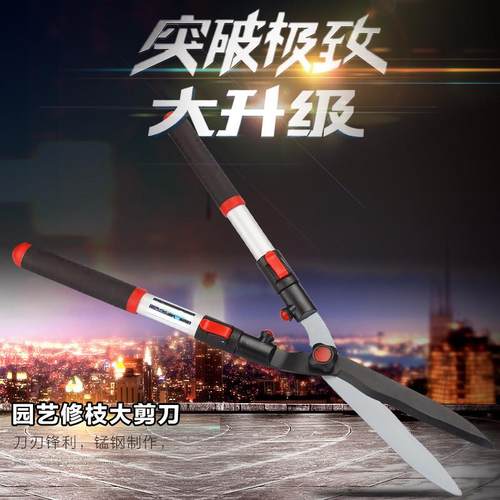 台湾刘盛花剪大剪刀修枝剪绿篱剪树枝园艺剪刀剪篱笆