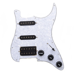 ST SQ单单双电吉他护板前盖板线路总成拾音器线路吉他面板 珍珠色