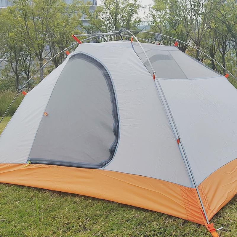 户外帐篷双人双层铝保暖帐杆防暴雨专业登山徒步帐超轻铝杆野外露