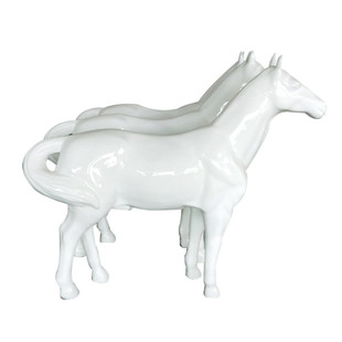 依塔斯玻璃钢马雕塑动物造型公园绿地小区坪地大型摆件源头厂家