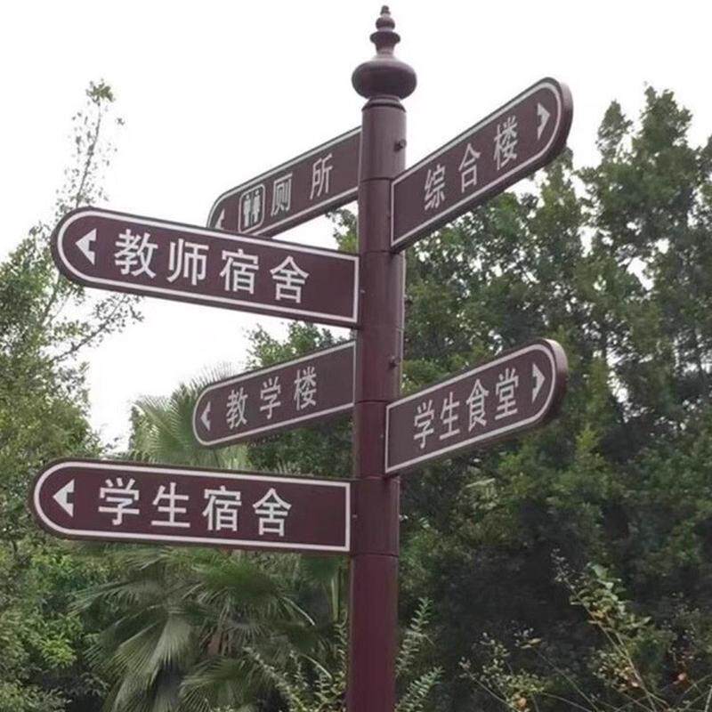 导向牌景区分流指示牌户外指路牌立式小区指引牌标识牌引导批发