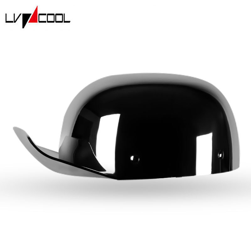 热销镀洛二代时尚潮流复古金铲盔机车半盔个性安全帽棒球鸭舌礼帽