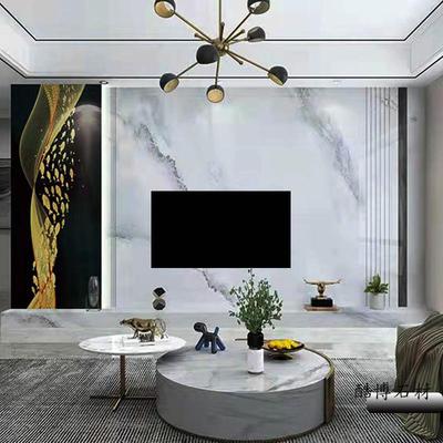 佛山岩板1200x2700大板瓷砖微晶石背景墙石材拼花大理石纹通体墙