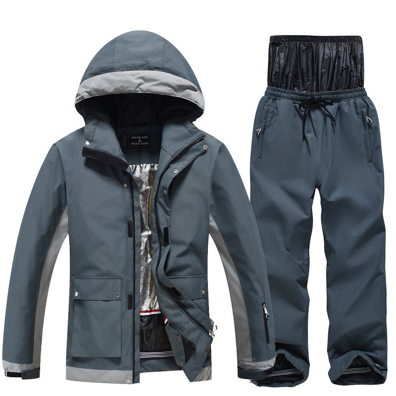 新款单板滑雪服男女套装情侣款冬季保暖双板韩版滑雪衣裤加厚
