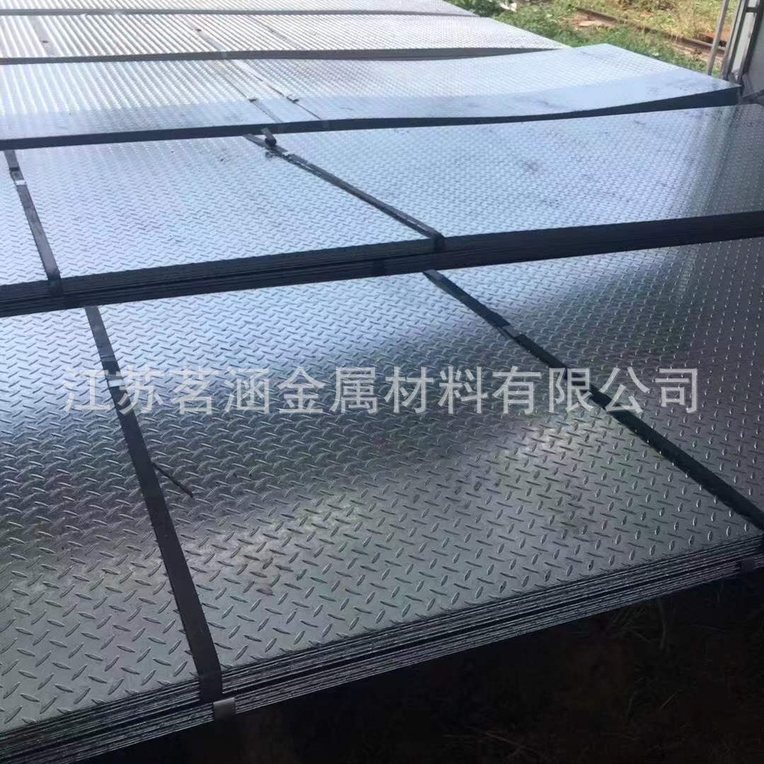 花纹花纹板宽度1米-2米0.3-20mm楼梯踏步花纹板防滑热镀锌钢板
