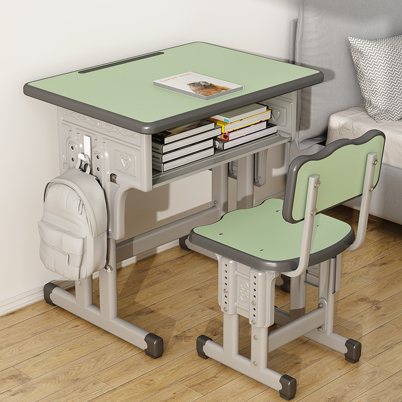 热销lg儿童学习桌小学生书桌桌椅家用小孩写字可升降套装小户型初