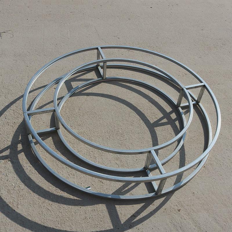 新款婚庆道具环行镀锌双层圆铁艺架圆形流苏装饰桁架吊环吊顶花环