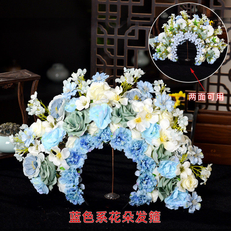 浔埔超仙簪花发箍立体仿真花新款头箍女旅游拍照民族双面服饰发饰,饰品/流行首饰/时尚饰品新,发饰,淘宝优惠券,粉丝福利购,淘宝优惠卷