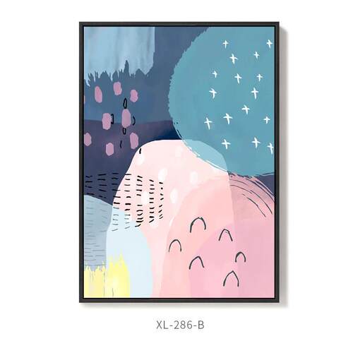厂家直销客厅画现代简约装饰画北欧风格挂画小清新背景墙壁画