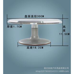 盆景工具插花旋转台园艺摆件转盘底座手动转花艺师盆栽转盘操作台