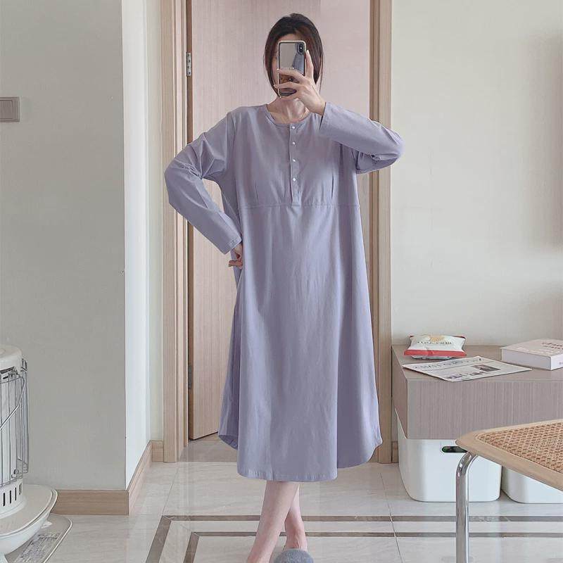 大码200斤免穿文胸孕妇哺乳睡裙春秋月子服纯棉产后待产喂奶裙产,孕妇装/孕产妇用品/营养,家居裙,淘宝优惠券,粉丝福利购,淘宝优惠卷