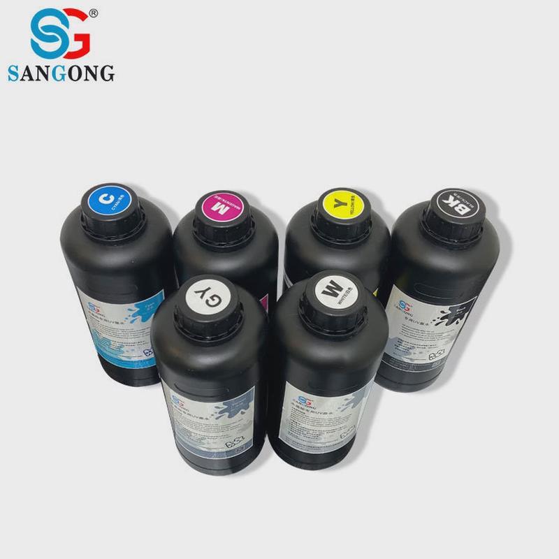 源头直销uv墨水uvdtf平板卷材打印机xp600i3200水晶标固化耗材