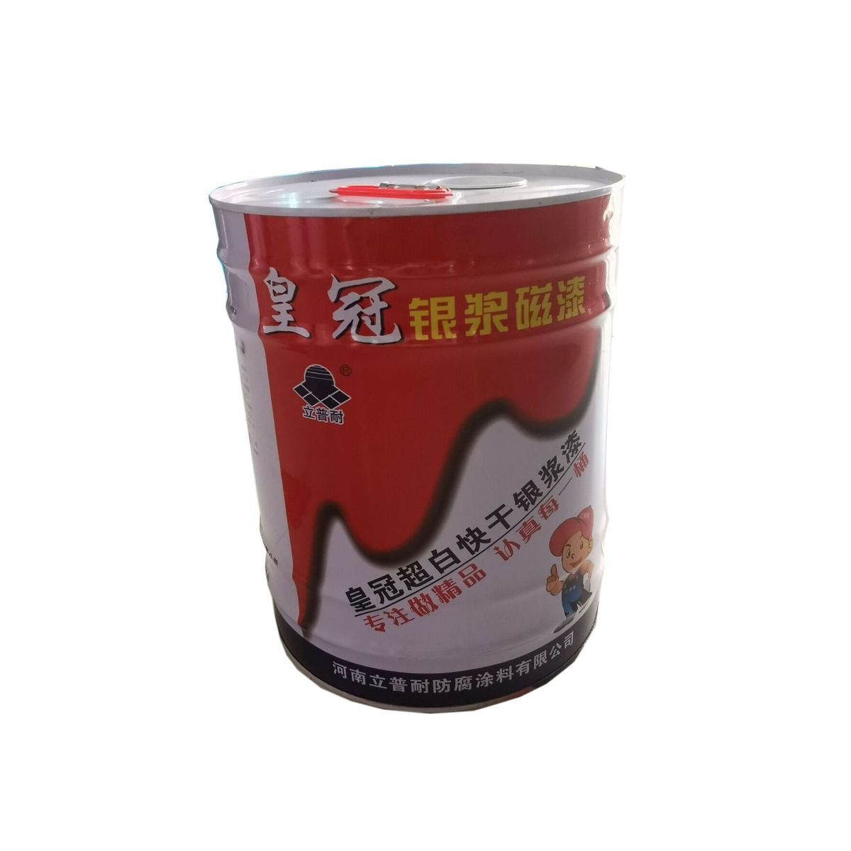 乐化银箔机械设备栏杆翻新油漆亮光银粉漆油漆银色金属漆厂家直发