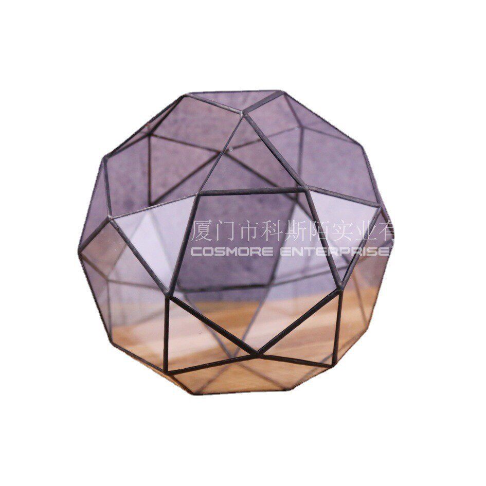 微景观雨林造景生态瓶玻璃器皿容器花房透明创意花盆三十二面体,鲜花速递/花卉仿真/绿植园艺,花盆,淘宝优惠券,粉丝福利购,淘宝优惠卷