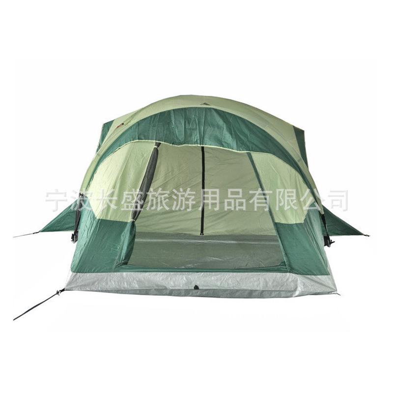 懒人帐篷 野外生存帐篷双人遮阳登山 二室一厅双层帐篷
