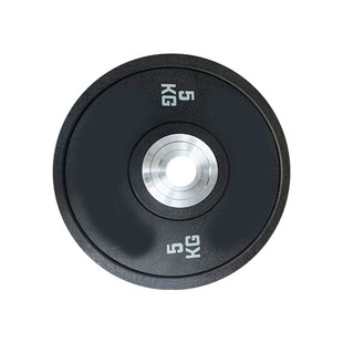 pu包举重杠铃片配重片 商用健身房器材胶奥片 彩色竞技杠铃片