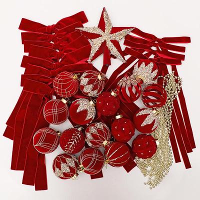 圣诞球套装diy现货场景布置欧式圣诞树装饰配件圣诞节批发