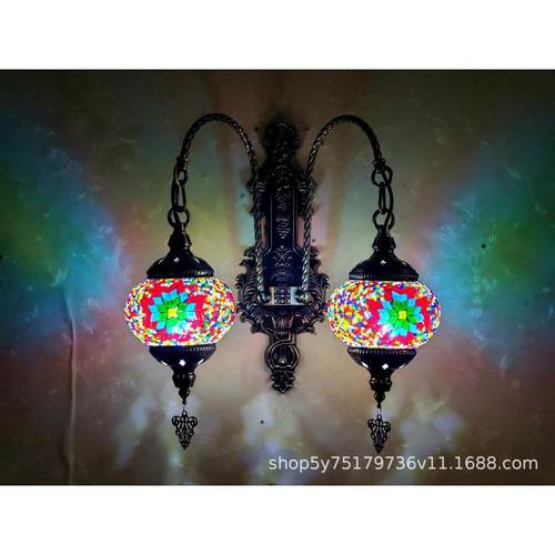 土耳其民族风壁灯阳台怀旧浪漫电视墙复古过道走廊ktv咖啡馆壁灯